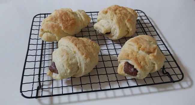 手ごねで作る、チョコクロワッサンのレシピ