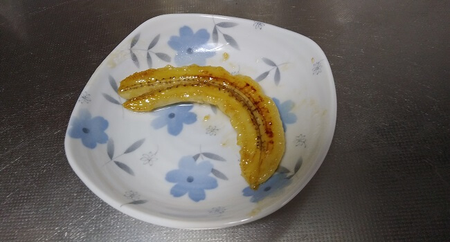 焼きバナナのレシピ。フライパンで簡単に作れるお手軽デザート。