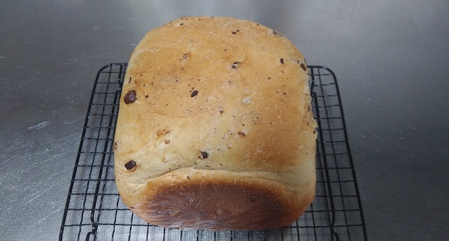 HBで作る、簡単マーブルチョコ食パンのレシピ
